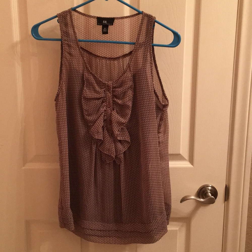 Ruffle Front Blouse
